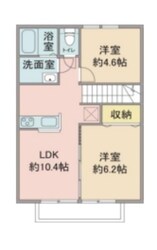 エルメゾン府中の物件間取画像